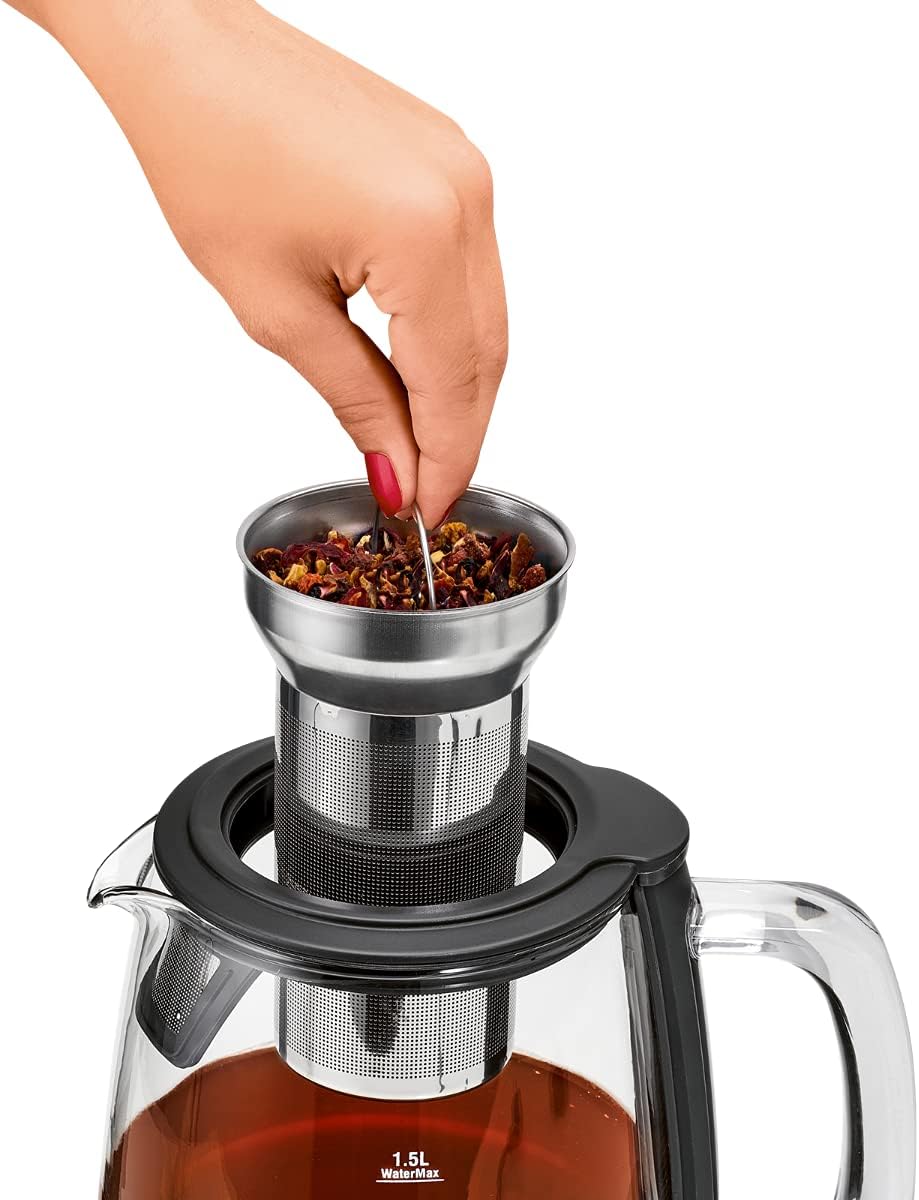 ProfiCook PC-WKS 1167 G, WIFI-gesteuerter 2in1 Tee- und Wasserkocher, kostenlose App, programmierbar