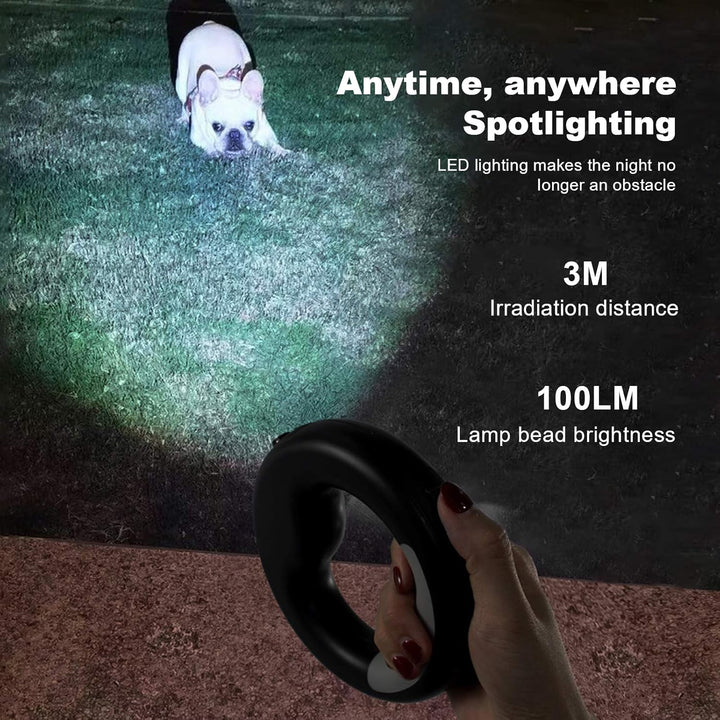 Versenkbare Hundeleine, Rutschfester 360-Grad-Griff Einziehbare Kleine Mittelgrosse Hundeleylonleine