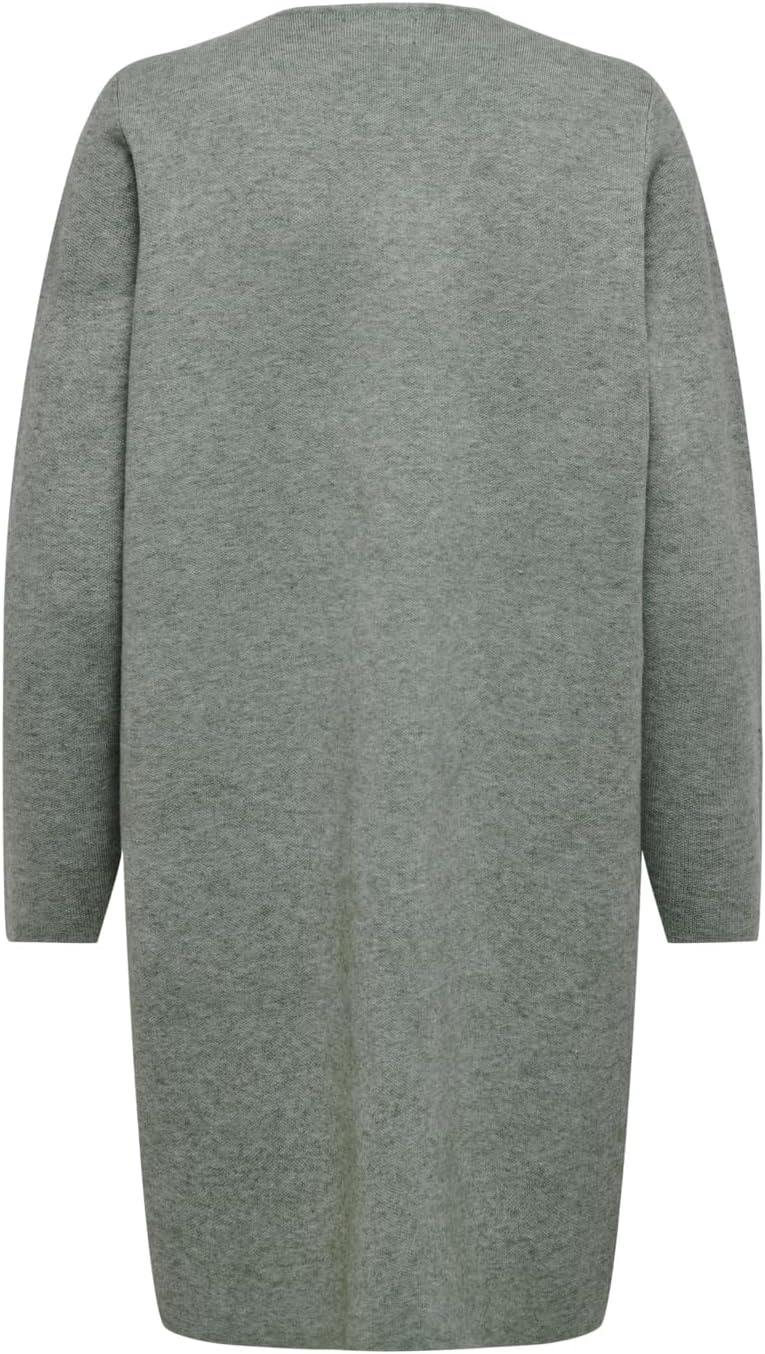 ONLY Damen Onlriver L/S Long Cardigan KNT Noos Strickjacke XS Agave Green/Detail:w. Melange, XS Agav