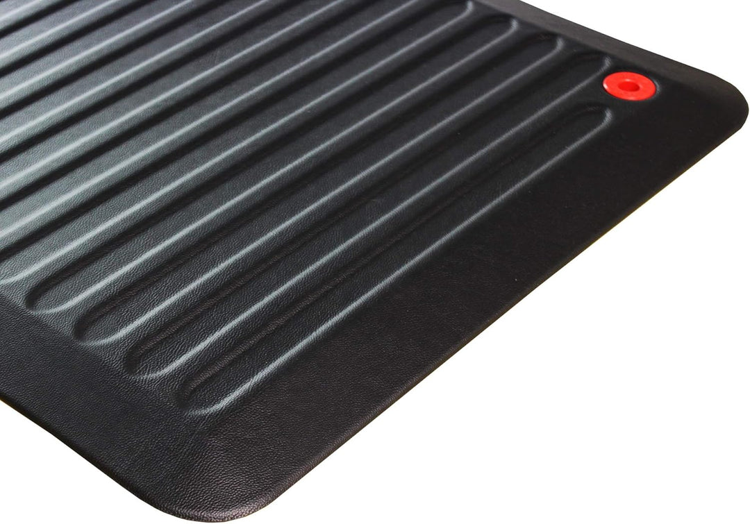 AFS-TEX 6000X Aktive Anti-Ermüdungsmatte. Antimikrobiell - 58 x 170cm. Mitternachtsschwarz 58 x 170c