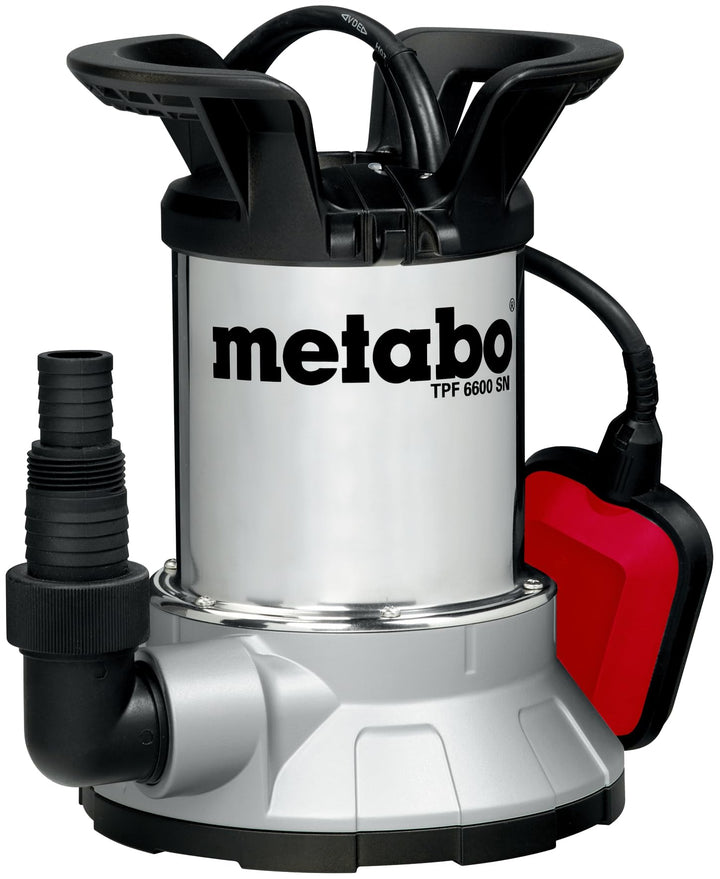 Metabo Klarwasser-Tauchpumpe TPF 6600 SN (0250660006) Karton, Nennaufnahmeleistung: 450 W, Max. Förd