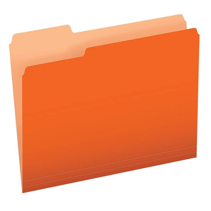 Pendaflex zweifarbige Aktenordner Size: 100 per box Orange, Orange