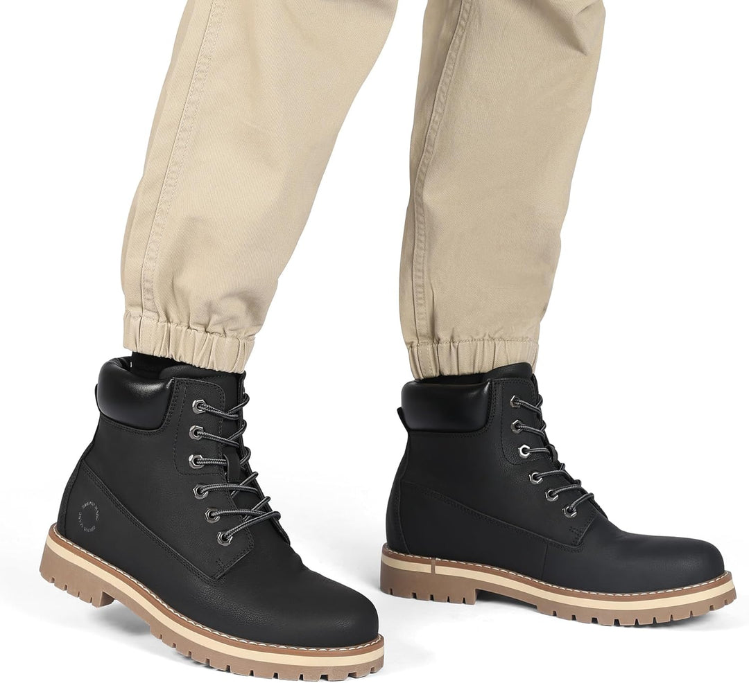 Bruno Marc Winterschuhe Herren Winterstiefel Jungs Warm Gefüttert Schneestiefeletten Kurzschaft Arbe
