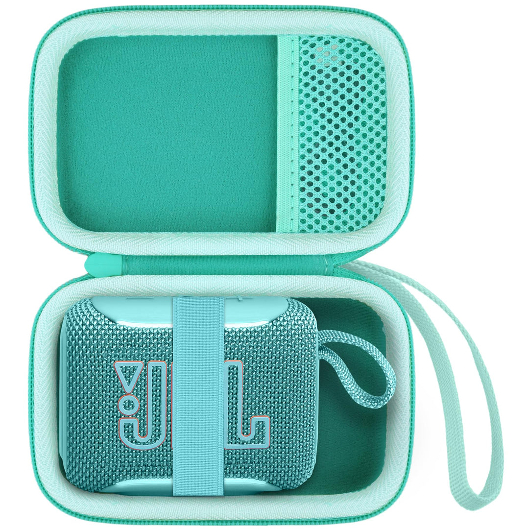co2CREA Hart Reise Schutz Hülle Etui Tasche für JBL GO 5 /GO 4 /GO 3 tragbarer Bluetooth Lautspreche