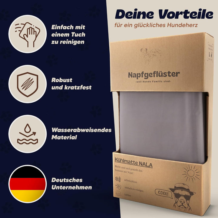 NALA Kühlmatte für Hunde Selbst Kühlende Hundematte Sommer Kühlkissen hundematte für Zuhause Unterwe