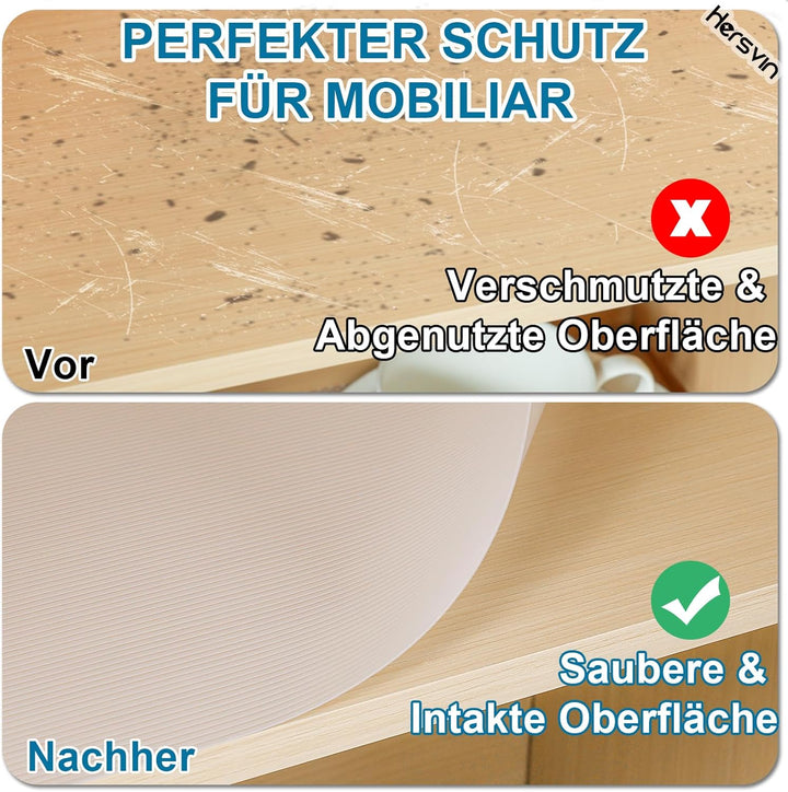 Hersvin Schubladenmatte 44.5cmx500cm Schrankpapier Schubladeneinlage Eva Wasserfest Nicht Klebende U