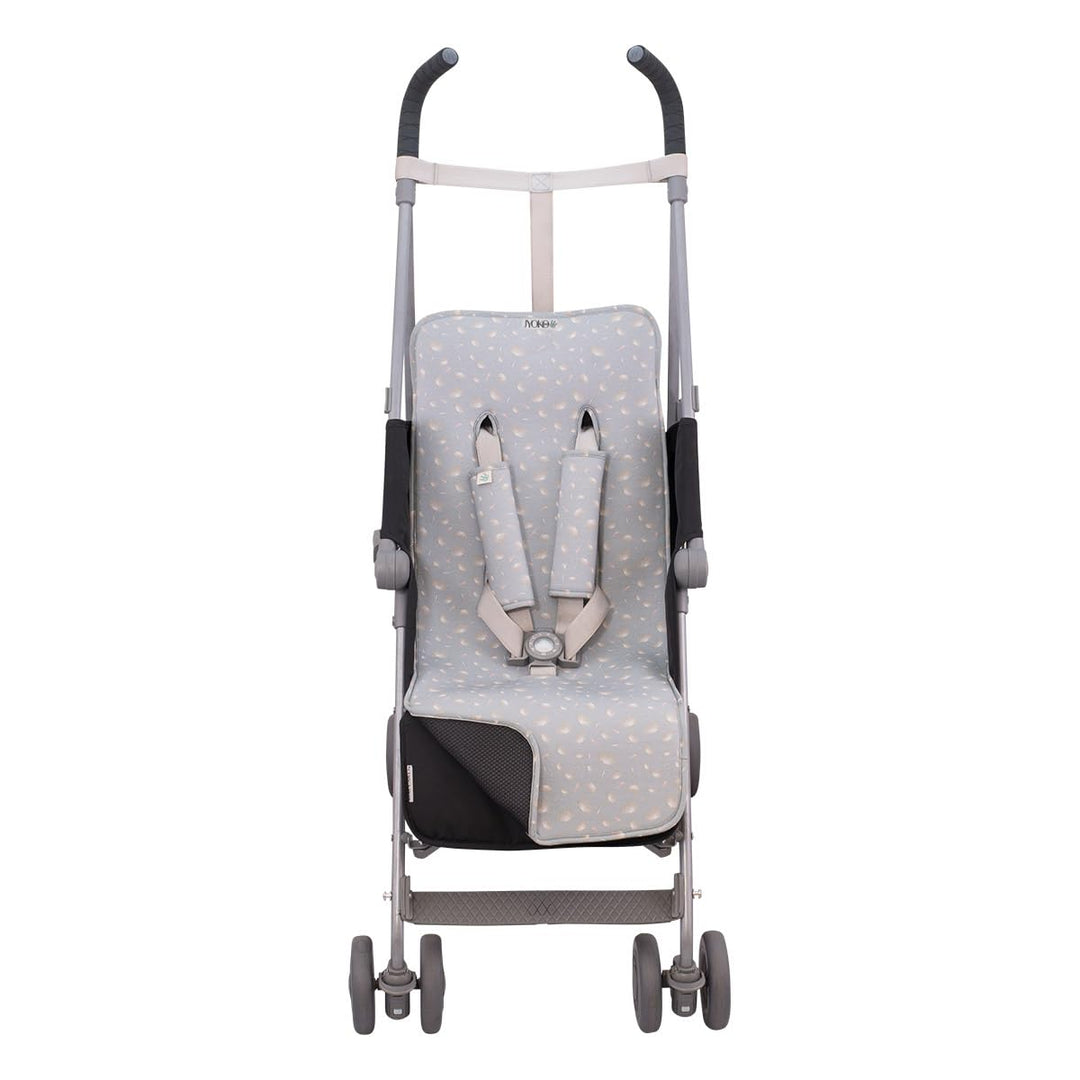JYOKO KIDS Sitzauflage Universal für Kinderwagen + Gurtpolster Hergestellt aus Baumwollstoff + Schau