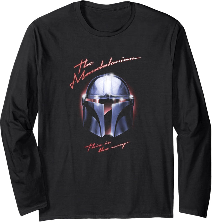 Star Wars: The Mandalorian Chrome Helmet This Is The Way Langarmshirt