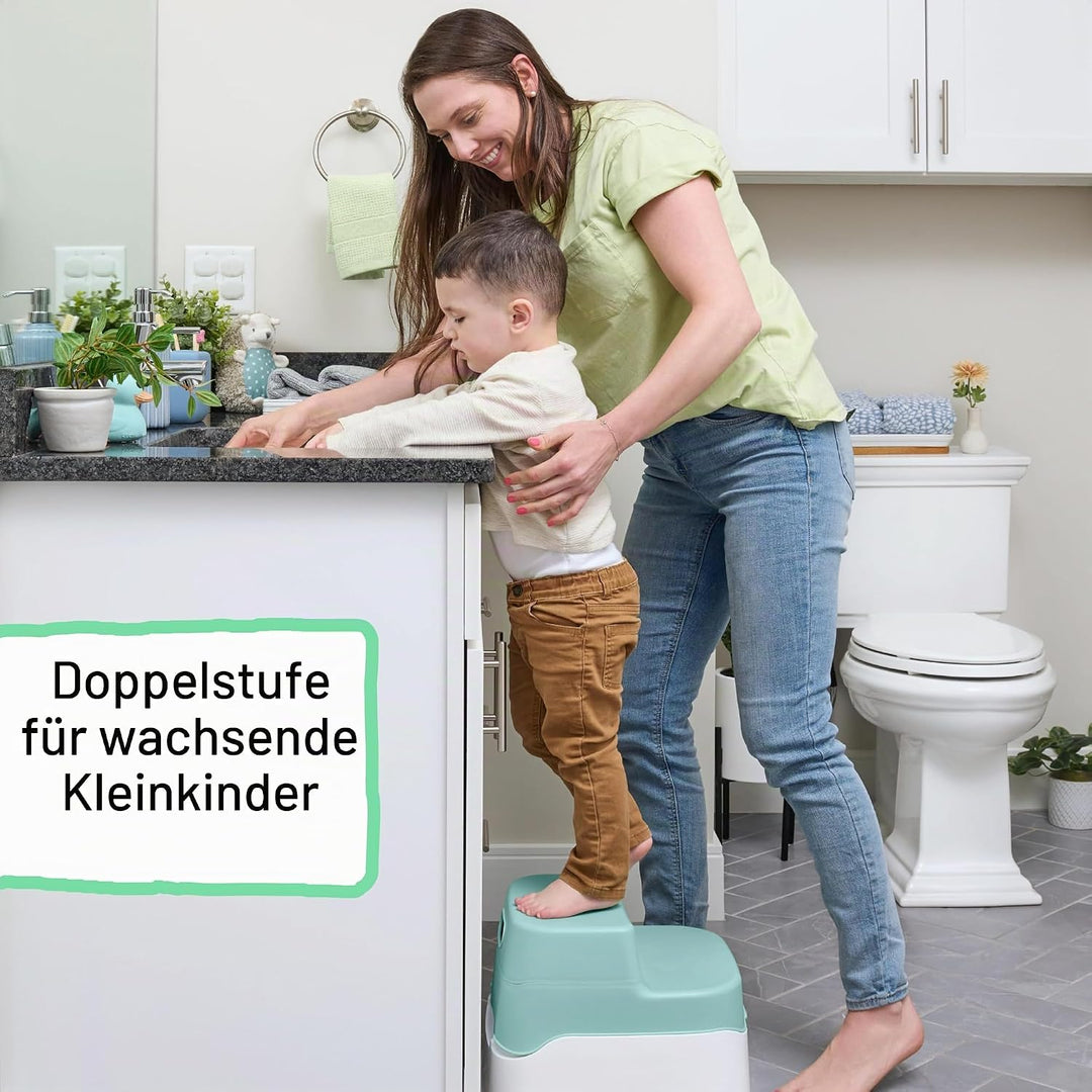 Ingenuity 3-in-1 Töpfchentraining-System: Töpfchensitz, Aufsatz &amp; Doppeltritt, Einfache Montage, Rut