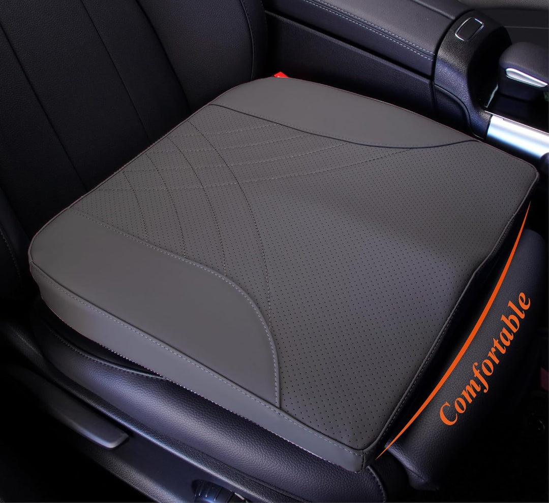 kingphenix Autositzkissen aus Memory Foam – Erhöht die Sitzhöhe, lindert Rückenschmerzen – Ideal für