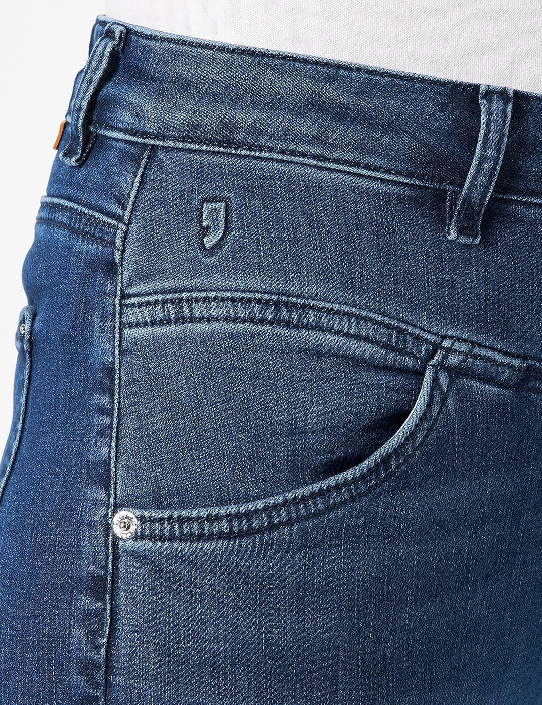 Comma Damen Freizeithose Hose 7/8 34 Lang 58z8 Tiefblau, 34 Lang 58z8 Tiefblau