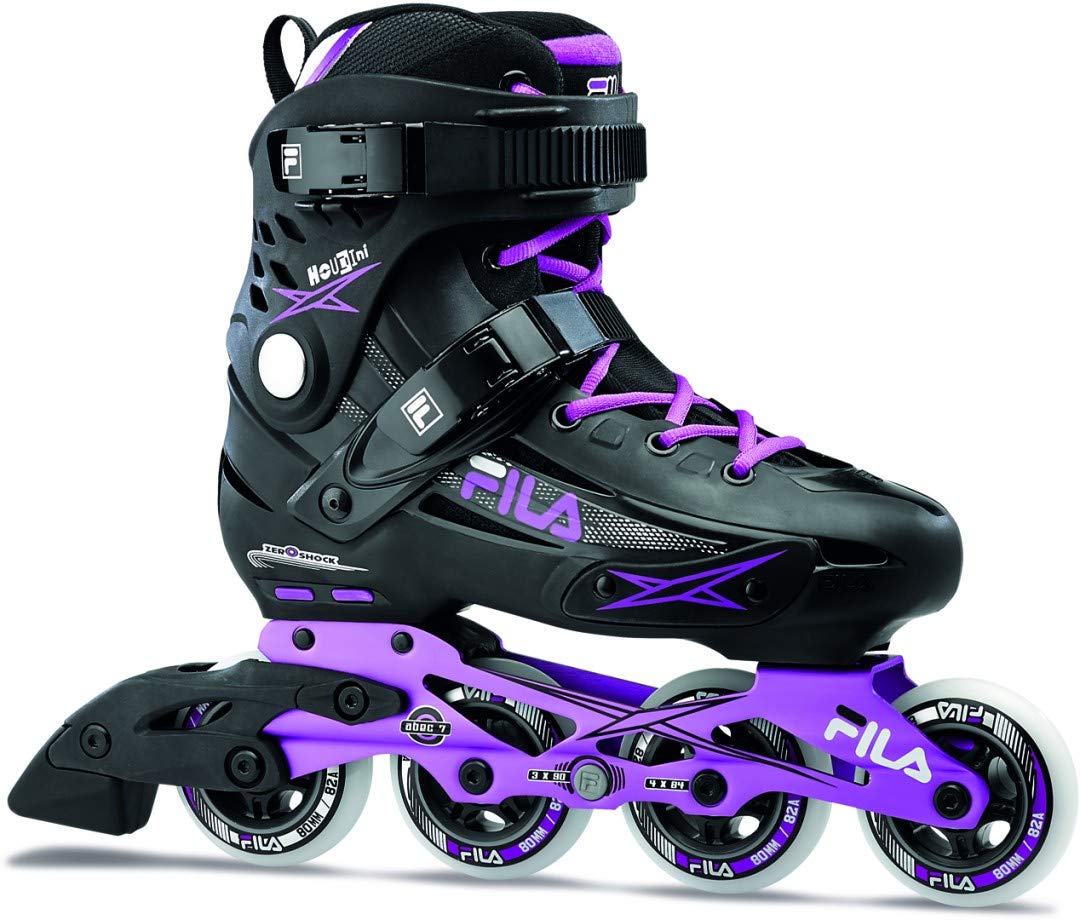 FILA X Inlineskates Unisex 5.5 schwarz/violett, 5.5 schwarz/violett