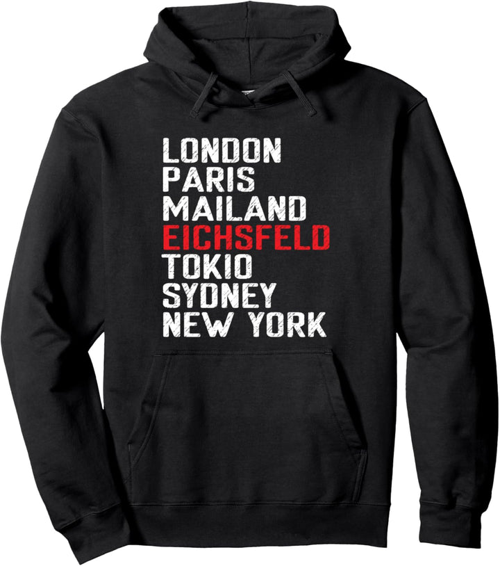 Eichsfeld Spruch Heimat Heimatliebe Stolzer Eichsfelder Pullover Hoodie