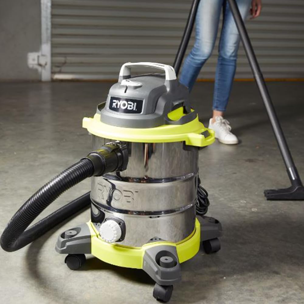 Ryobi 1500W Nass- und Trockensauger RVC-1530IPT-G (Tankvolumen 30l, Schlauchlänge 3,5m, Saugleistung