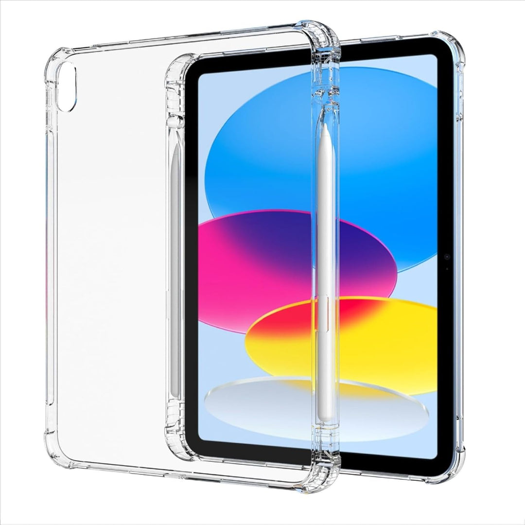 GIOPUEY Hülle für iPad Air 11 Inch M3 2025, Case Mit Stiftschlitz,Weiche TPU Rückenschale, Dünne Abd
