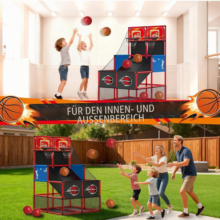 Arcade Toy Basketball Spielset für Kinder mit Punktetabelle – Elektronisches Basketballkorb für Kind