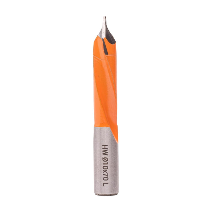 ENT 23186 Durchgangsbohrer HW, Schaft (S) 10 mm, Durchmesser (D) 10 mm, NL 35 mm, SL 24 mm, L 70 mm,
