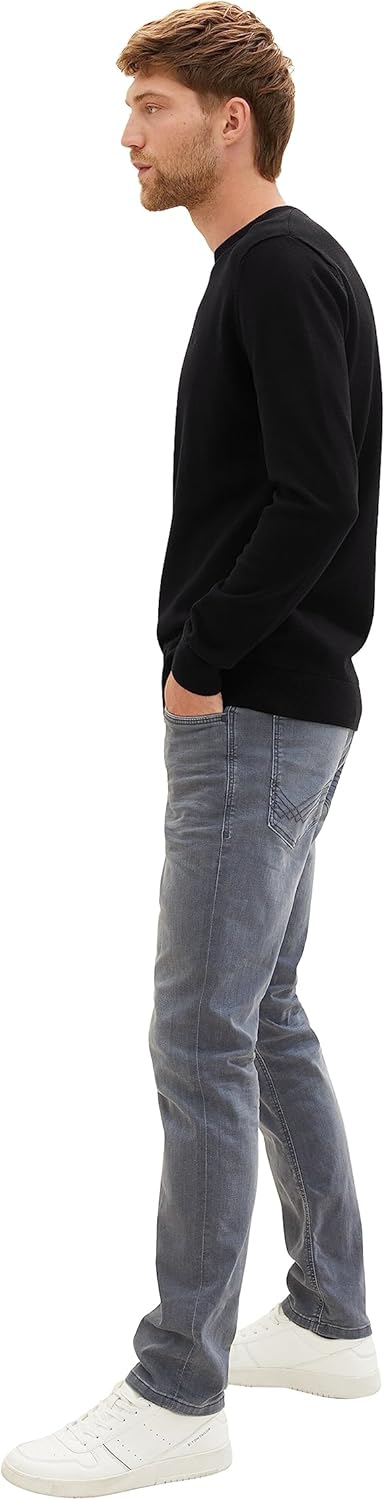 TOM TAILOR Herren Jeans 29W / 30L Grey Denim, 29W / 30L Grey Denim