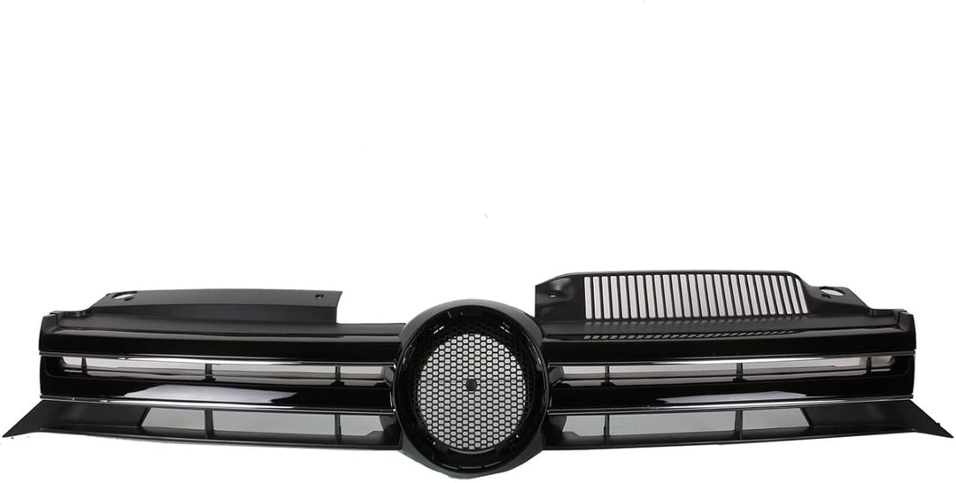 BandelOne enthält Sport Grill Kühlergrill Rippen Schwarz Glänzend Glanz für Golf 6 VI R-Line