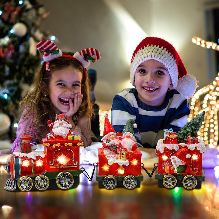 Weihnachtsdeko Innen Figuren, LED Weihnachtszug Weihnachtsfiguren, Weihnachtszug Deko Weihnachtsdeko