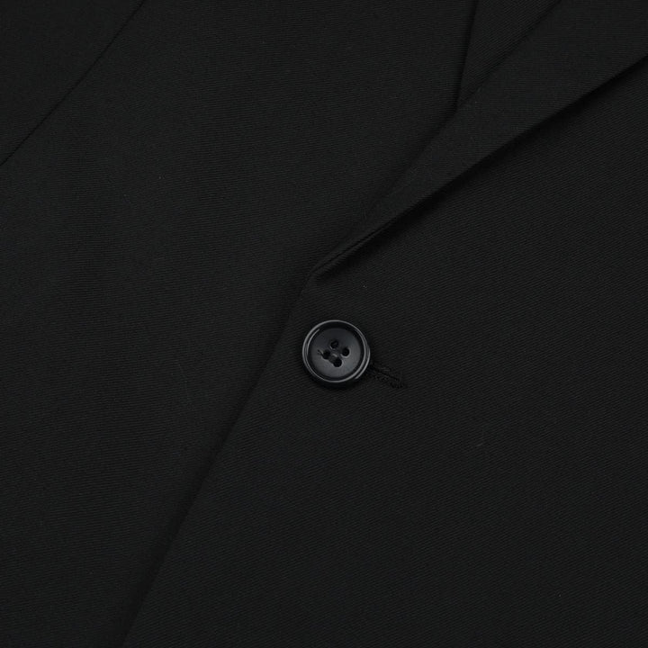 YOUTHUP Herren Sakko Slim Fit Anzugjacke für Business Hochzeit Eleganter 1 Knöpfen Blazer S Schwarz,