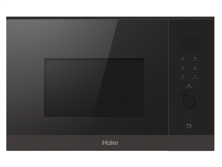 Haier SERIE 4 HWO38MG6HXB Einbaumikrowelle mit Grill/Nische 38 cm / 8 Leistungsstufen inkl. Grill, S