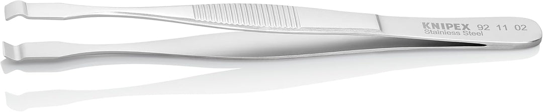 KNIPEX Positionierpinzette Mattiert Geriffelt 145 mm, 92 11 02 5.5mm Silber, 5.5mm Silber