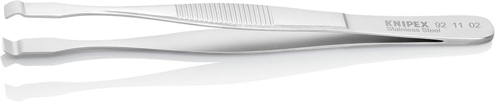 KNIPEX Positionierpinzette Mattiert Geriffelt 145 mm, 92 11 02 5.5mm Silber, 5.5mm Silber