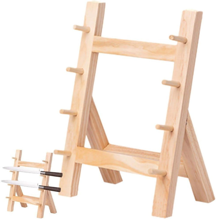 4-lagiger Lachsmesserhalter Im Japanischen Stil, Mehrlagiges Sushi-Sashimi-holzmesserregal, Küchenla