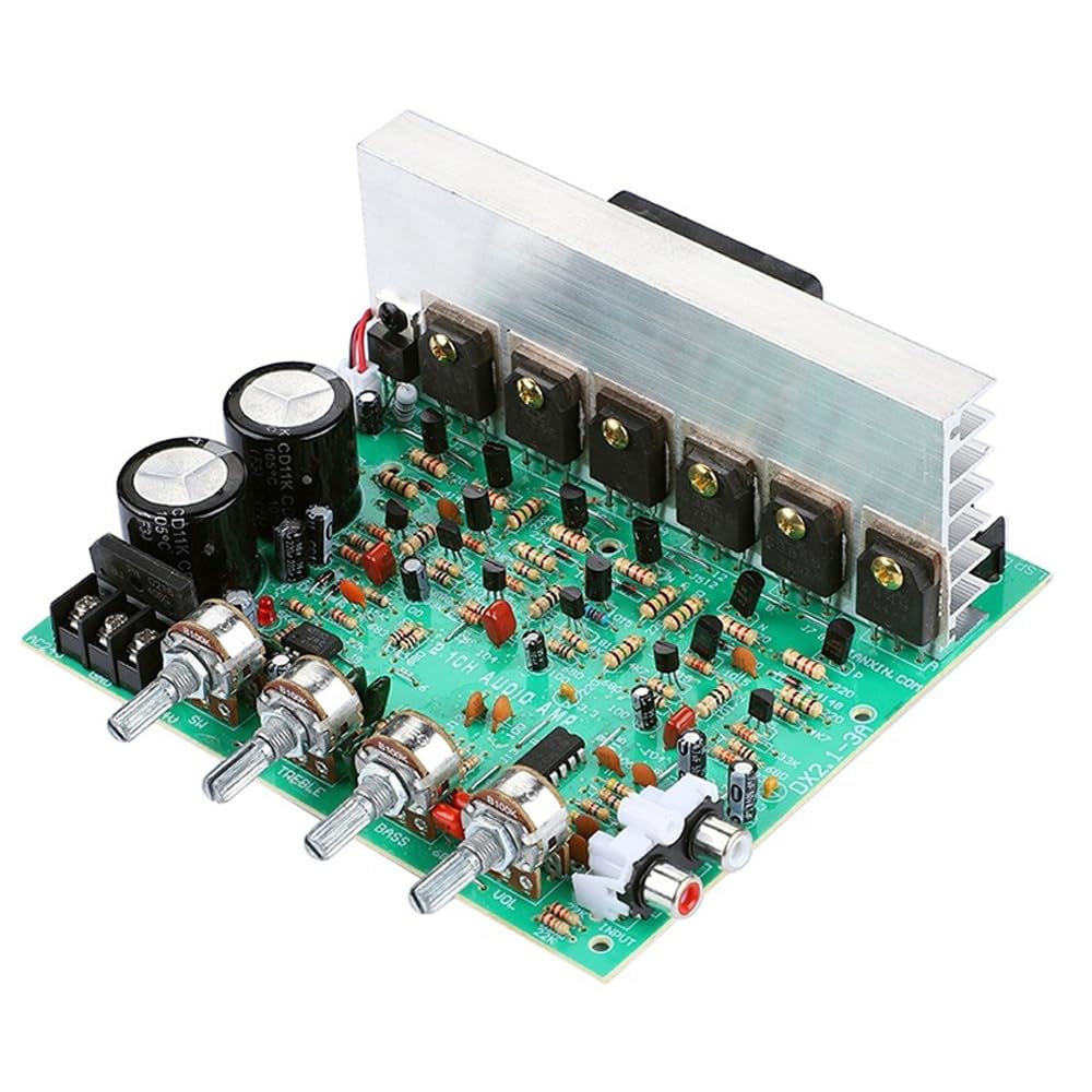 AC18-24V 2.1-Kanal-Hochleistungsverstärkerplatine Subwoofer DIY Fertige Endstufe Board