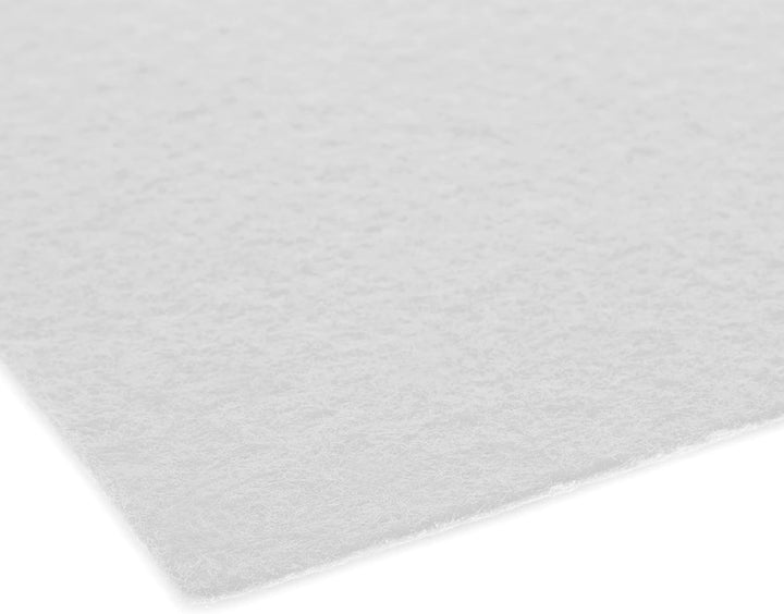 Primaflor Event-Teppich Meterware Podium - Weiss mit Schutzfolie, 1,00m x 10,00m, Viele Farben, Ruts