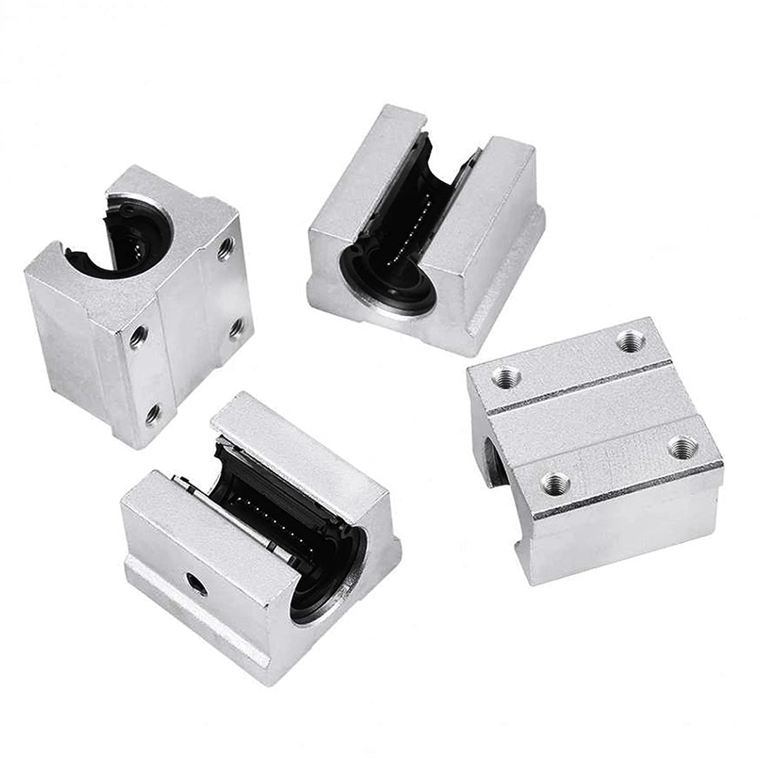 CNCMANS Linearführung 4 Stücke SBR16-2000mm Führungsschiene und 8 Stücke SBR16UU Schiebeblock bearin