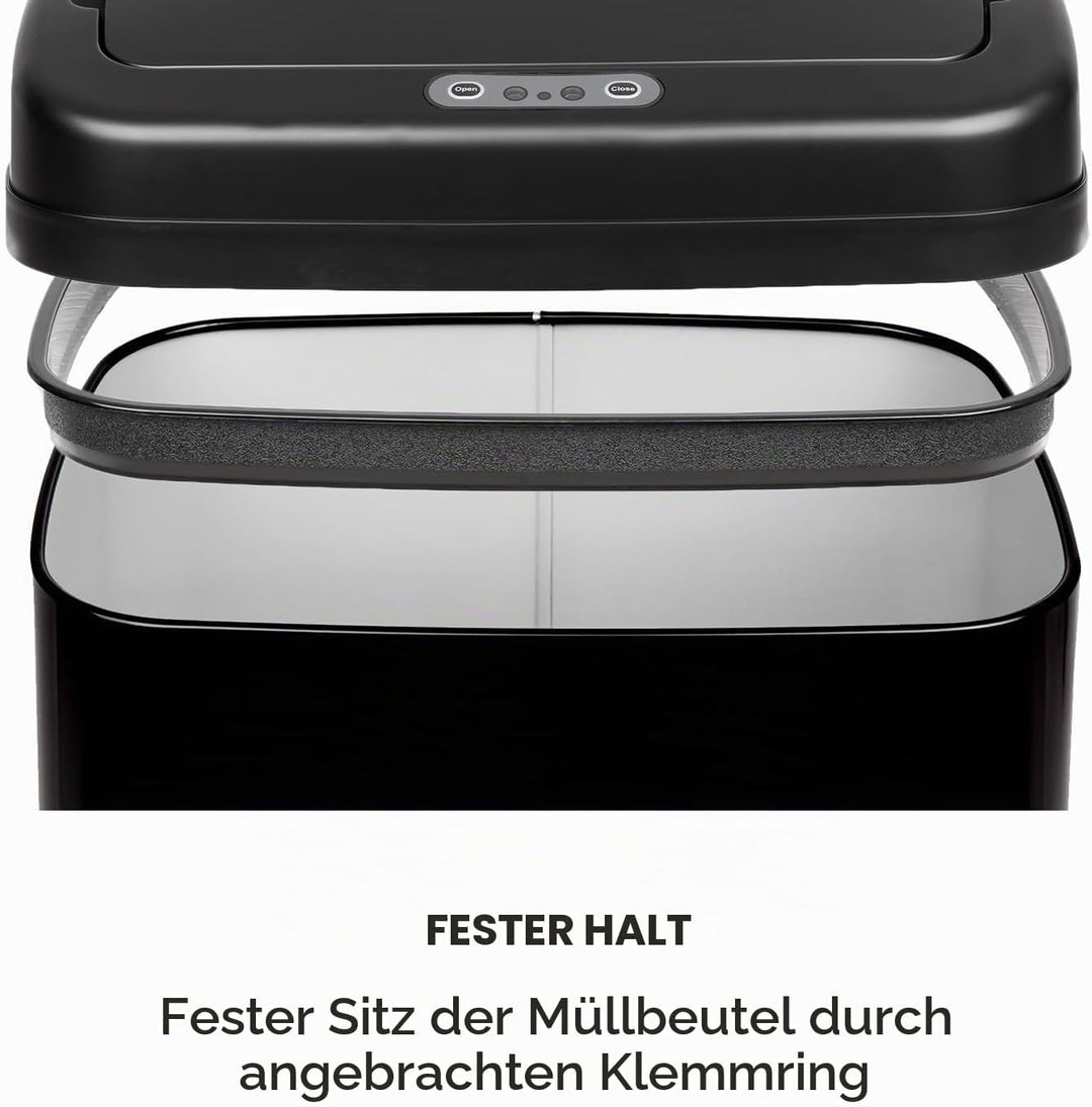 Klarstein Cleansmann Mülleimer Sensor-Mülleimer, 30 Liter Volumen, touchless: automatisches Öffnen u