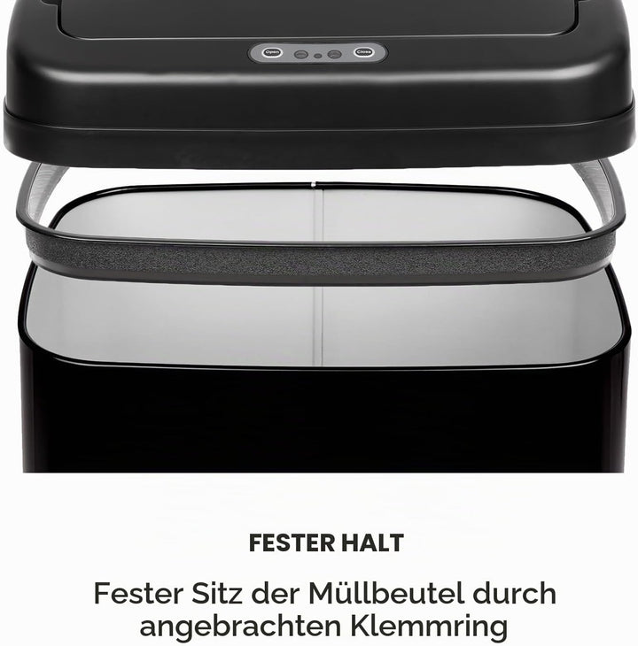 Klarstein Cleansmann Mülleimer Sensor-Mülleimer, 30 Liter Volumen, touchless: automatisches Öffnen u