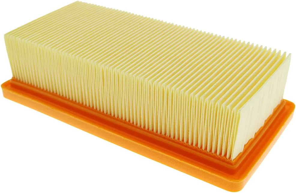 WuYan 2 Stück Flachfaltenfilter Für Kärcher AD 4 Premium Filter KFI 7420 Staubsaugerfilter für Kärch