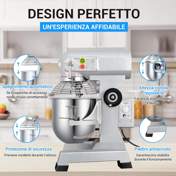 Kommerzielle Planetenknetmaschine (1, Timer-Version 15L) 15L Timer, 15L Timer