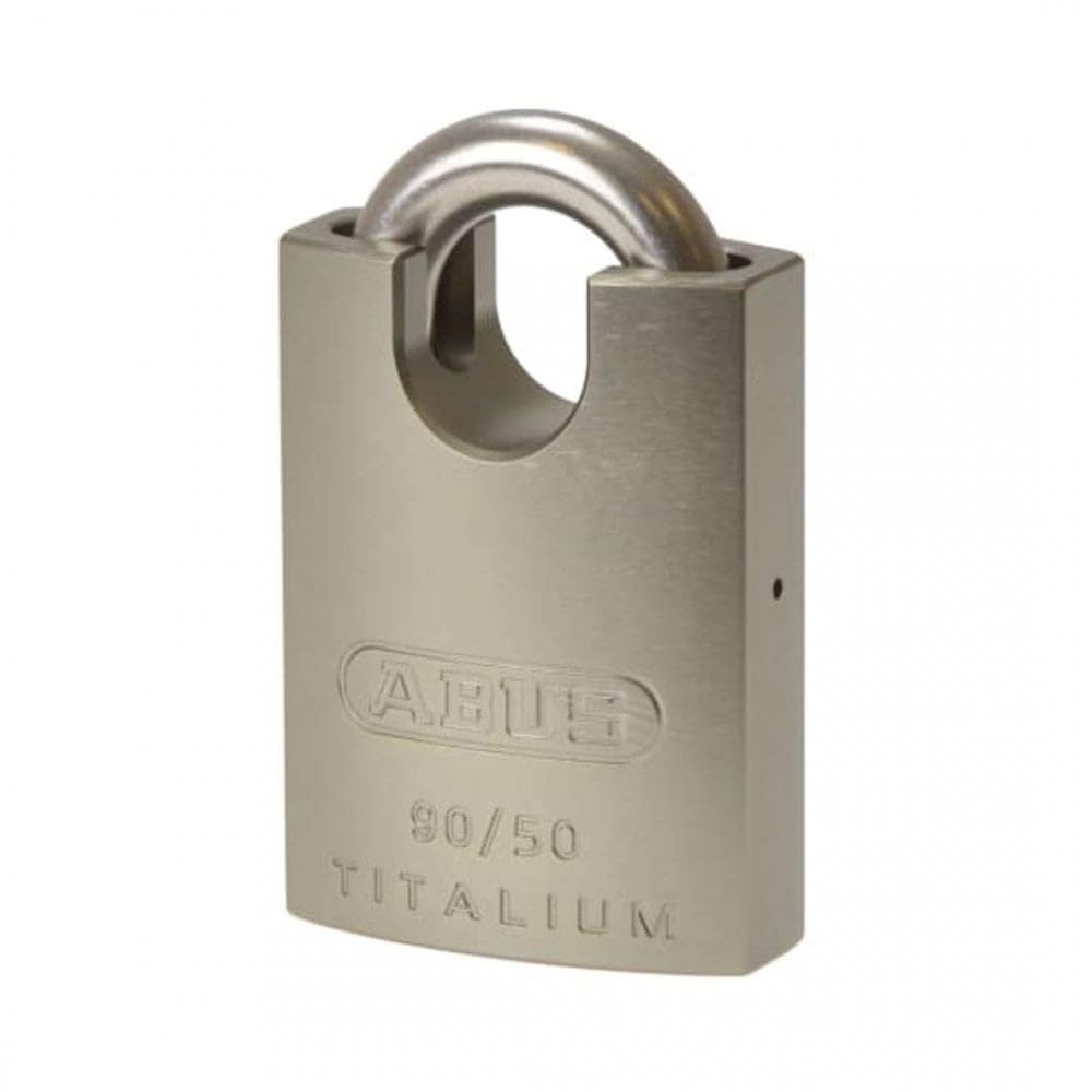 90RK/50 Titalium Vorhängeschloss Schliessen Edelstahlbügel Carded...