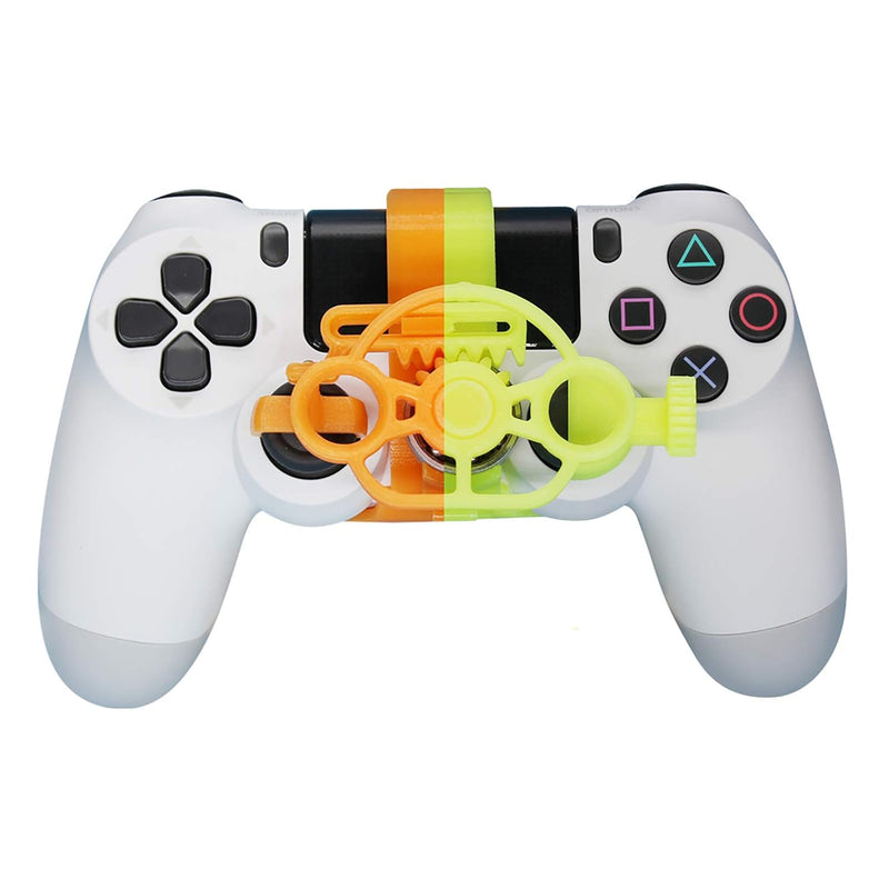 LICHIFIT PS4 Game Controller Mini Lenkrad Ersatz für Sony PS4 Racing Game Zubehör Thermochrom, Therm