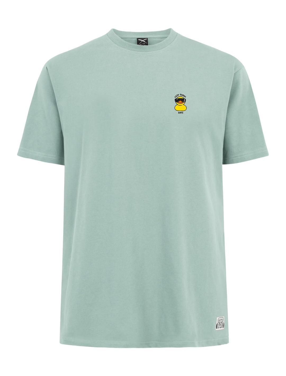 IRIEDAILY Herren T-Shirt Lazy Sunny Day EMB Bio-Baumwolle Regular Fit L Mint Haze, L Mint Haze