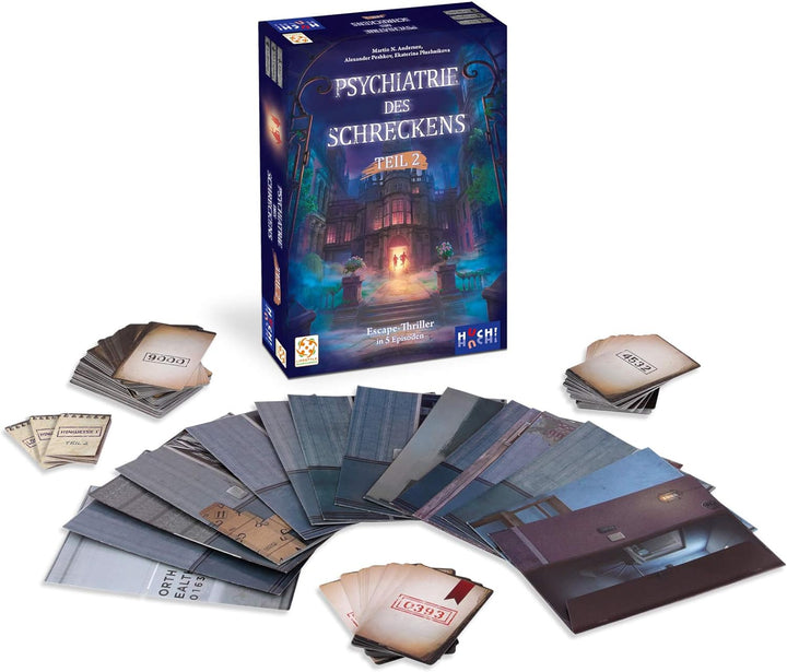 Huch & Friends 881205 Psychiatrie des Schreckens Box 1+2 Exit-Game: Escape-Thriller in 10 Episoden