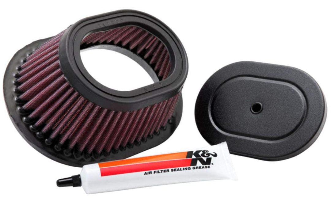 K&N YA-2088 Motorrad Luftfilter, Rot