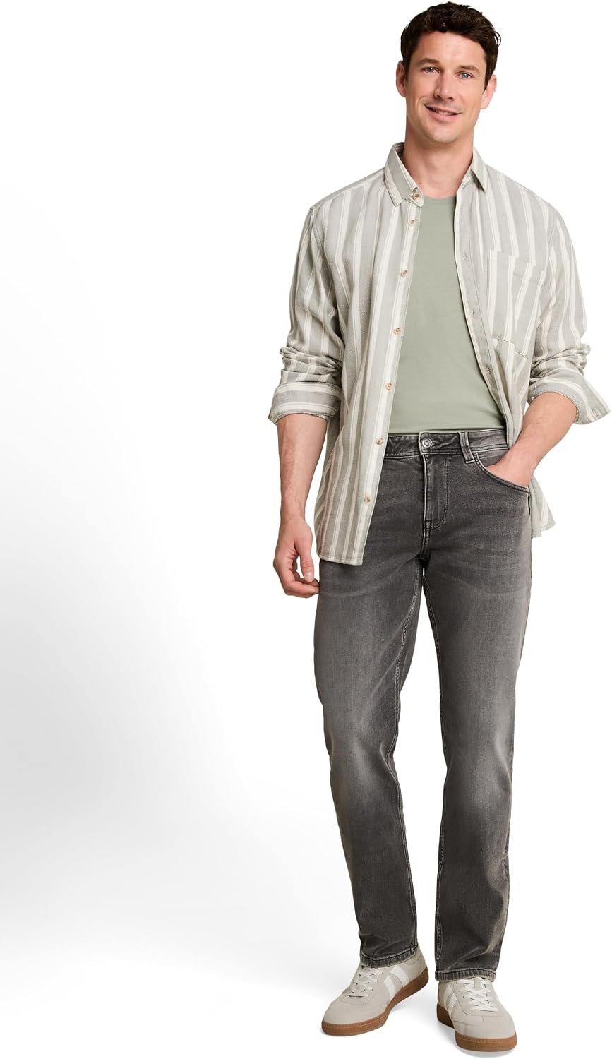 Tom Tailor Herren Marvin Straight Jeans 28W / 30L 10233 - Stone Grey Denim, 28W / 30L 10233 - Stone