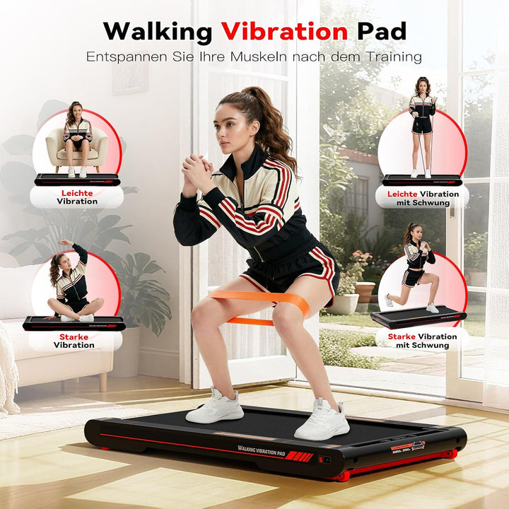 3 in 1 Walking Vibration Pad für Laufband für Zuhause mit App 0.3-6km/h den Heim, und Walking Vibrat