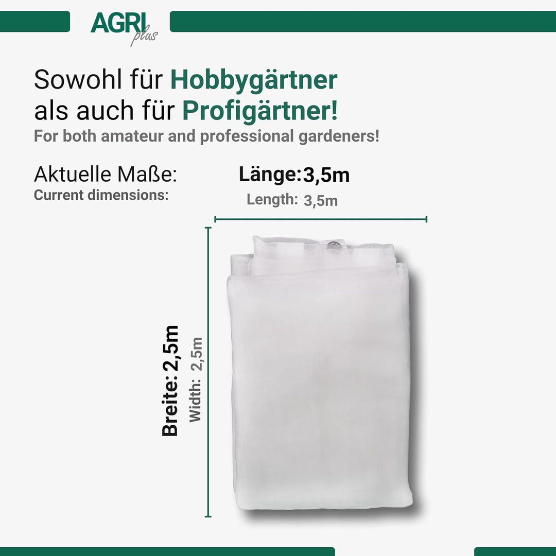 AGRI plus Universalnetz für Sandkasten, Pool & Teich | 2,5 x 3,5 m | Verschiedene Masse | Netz engma