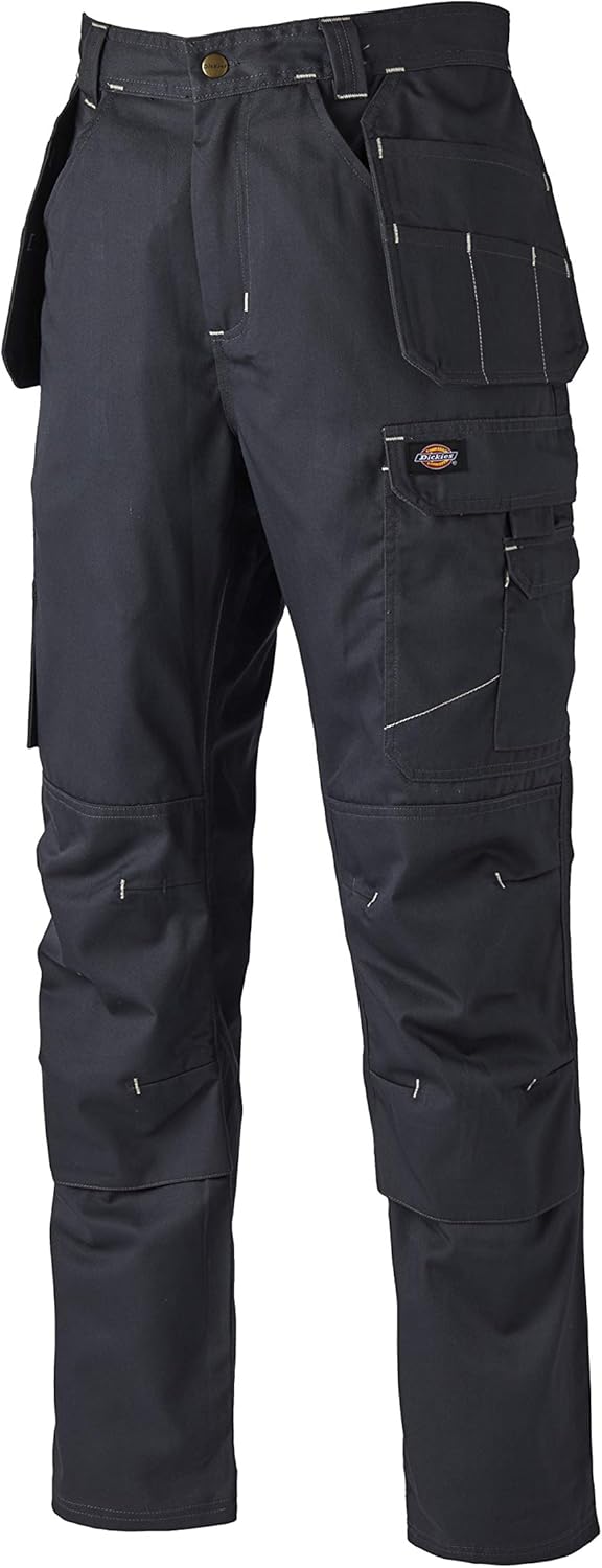 Dickies - Trousers for Men, Redhawk Pro Pants, Regular Fit, Grey, 26W Grau 26W / 32L, Grau 26W / 32L