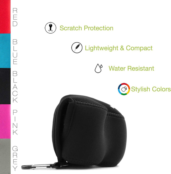 MegaGear "Ultra Light" Neoprene Kameratasche Für Sony A6000 mit 16-50 Objektiv (Schwarz), Schwarz