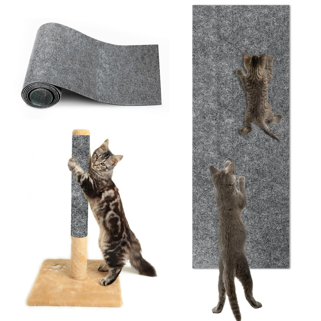 Kratzbaum für Katzen, selbstklebend, Katzenkratzer, Teppich, Kratzbaum für Katzen für Wand und Ecke,