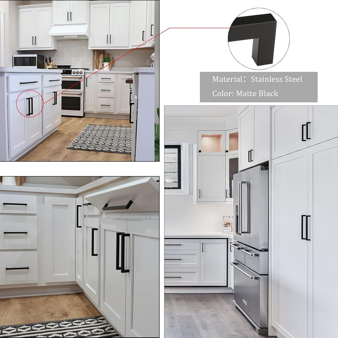 goldenwarm 15 Stück Griffe Möbelgriff Edelstahl Stangengriff Relinggriffe Bohrlochabstand 160mm Küch