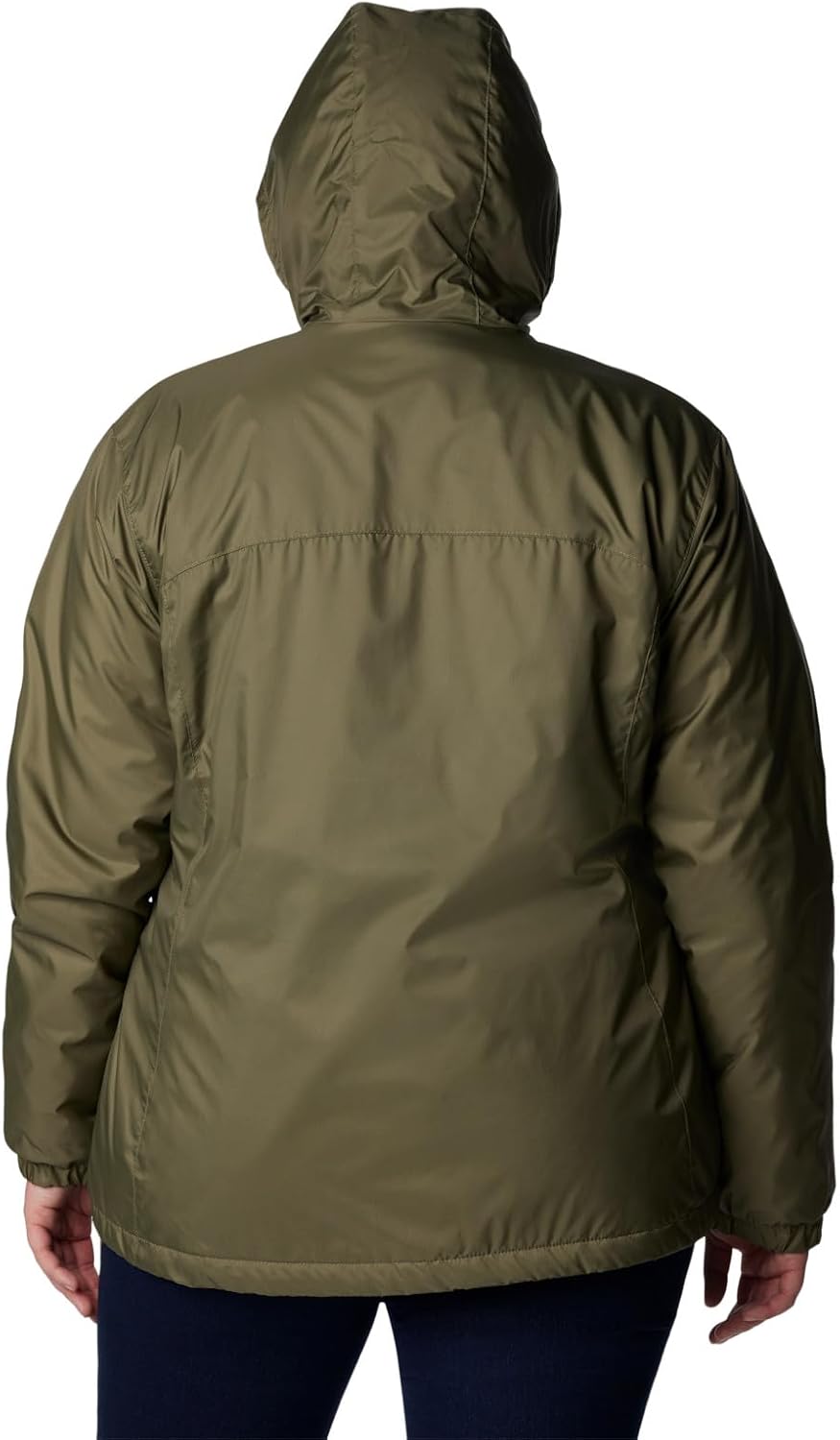 Columbia Damen Switchback Iii Jacke, Wasserdicht & Atmungsaktiv, Verstaubar Regenjacke 1X Steingrün,
