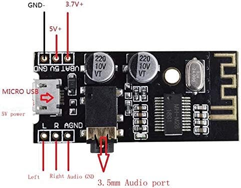 5pcs MH-MX8 M28 Bluetooth MP3 Audio Receiver Lossless Decoder BLT 4.2 MH-M28